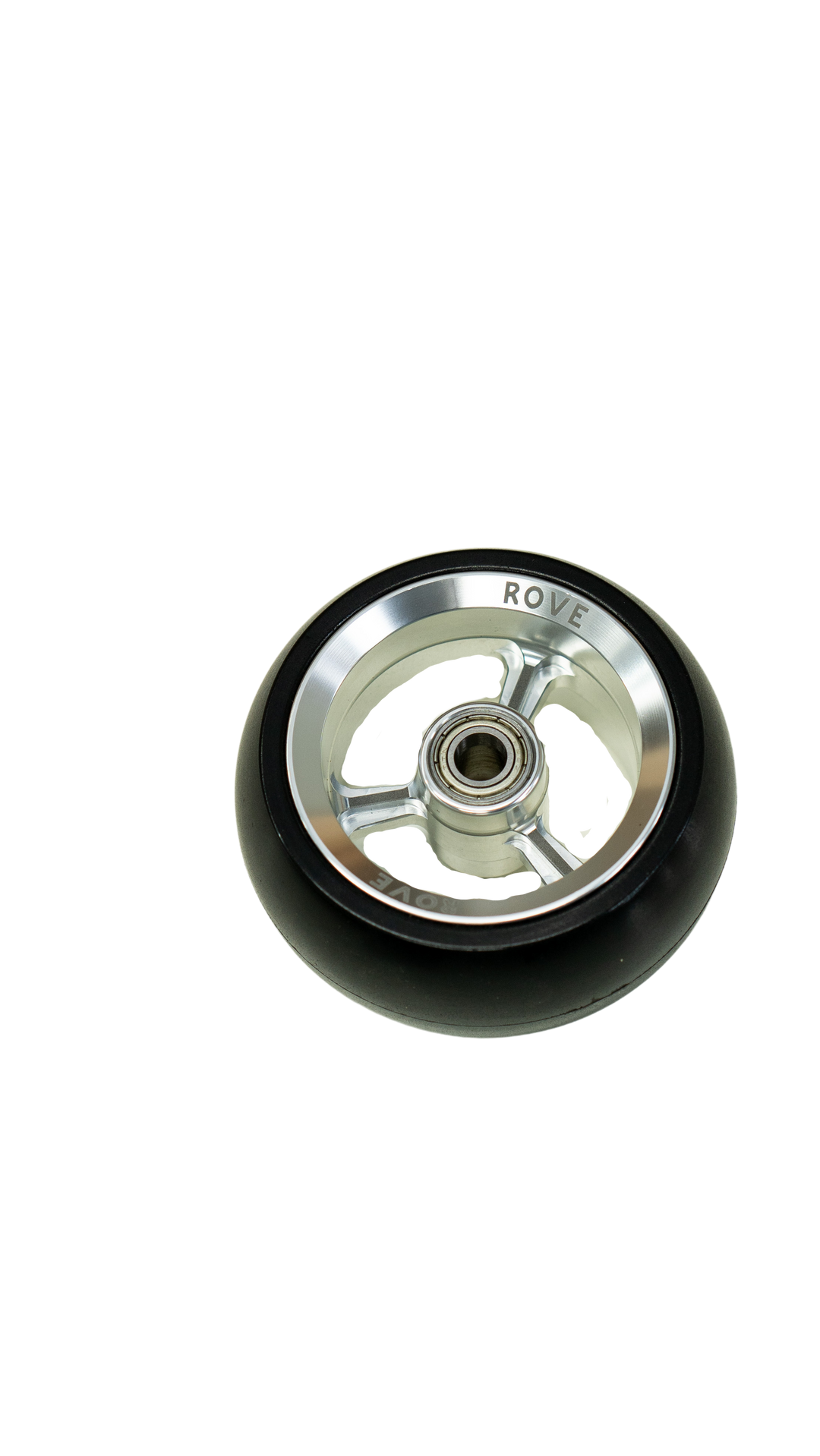 Rove 3 inch castor wheel side profile showing tread pattern
