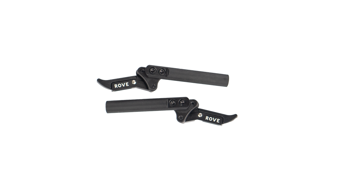 Rove wheelchair brake set scissor brake design