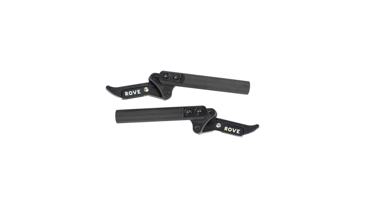 Rove wheelchair brake set scissor brake design