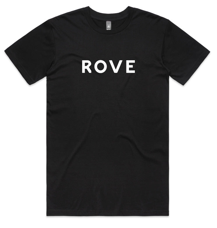 Rove branded t-shirt front view