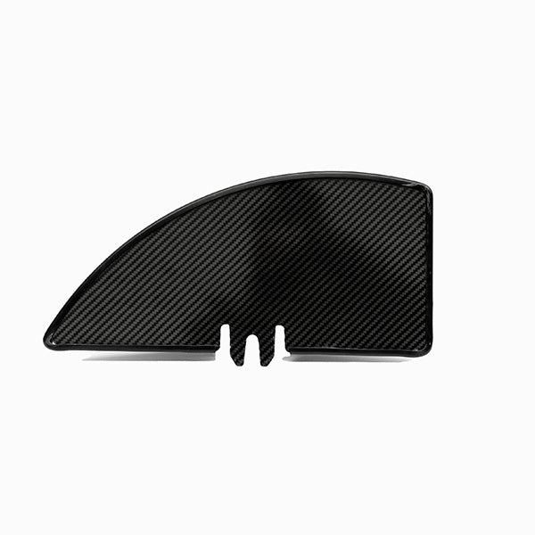 Carbon sideguard mounted on wheelchair frame side view