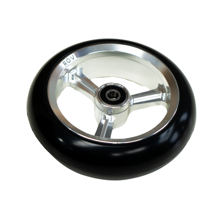 Rove 4 inch castor wheel side profile showing tread pattern