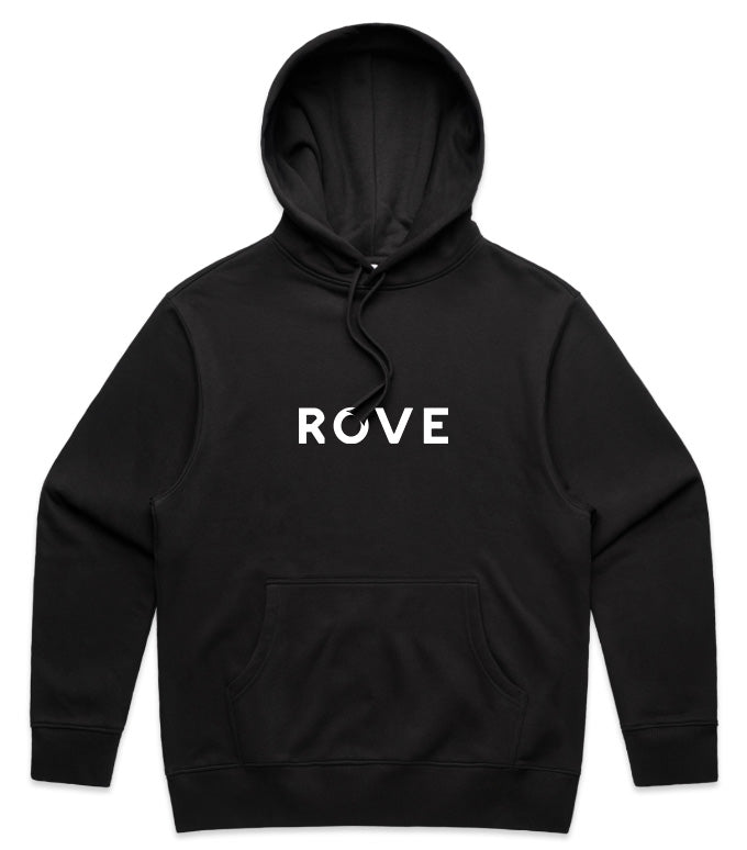 Rove hoodie size and care label