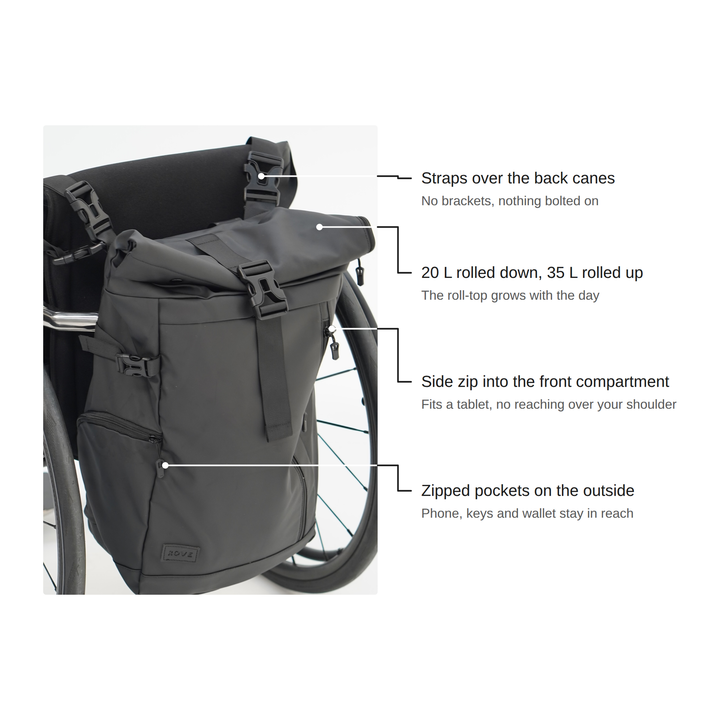 Rove Wheelchair Backpack